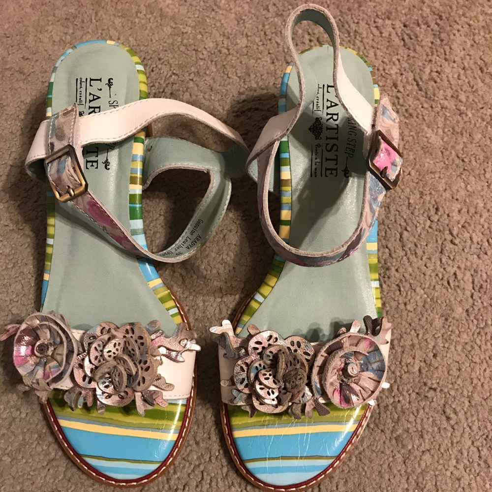 L’Artiste ladies dressy sandals. Size 39 EU